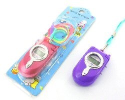 Montre LCD Pendante Forme T&eacute;l&eacute;phone (24 pcs)