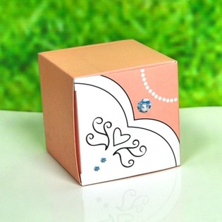 Bo&icirc;tes Cadeaux Mariage pour Drag&eacute;es et Friandises - Mod&egrave;le Femme (12 pcs)