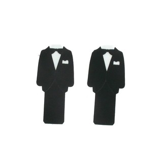 D&eacute;coration d'Emballage Smoking (12 pcs)
