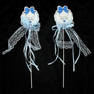 PIC &Agrave; G&Acirc;TEAU DE NAISSANCE - BLEU B&Eacute;B&Eacute; (12 pcs)