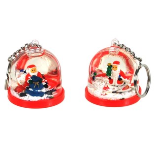 PORTE-CL&Eacute;S BOULE &Agrave; NEIGE (12 pcs.)