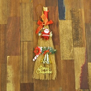 Suspension de Porte de No&euml;l Balai (12 pcs)