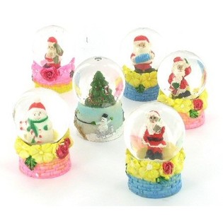 PETITE BOULE &Agrave; NEIGE AVEC &Eacute;CLAIRAGE LED (12 pcs.)