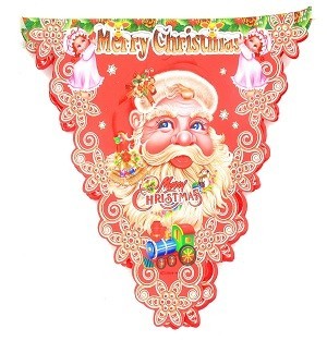 GUIRLANDE DE NO&Euml;L FANIONS (10 pcs)