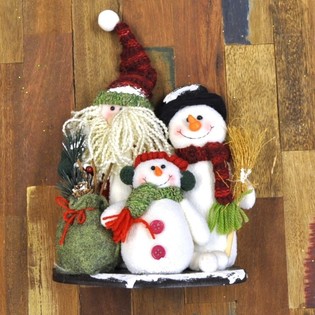 FAMILLE DE D&Eacute;CORATION DE NO&Euml;L DE LUXE (1 pc.)