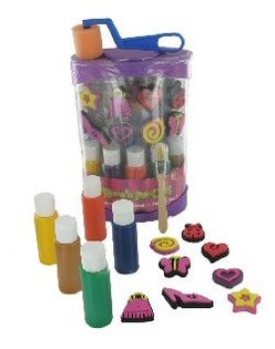 Kit de Tampons et Peinture pour Filles - Mod&egrave;le 2