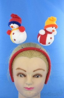 Serre-t&ecirc;te Bonhommes de Neige (12 pcs.)
