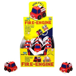 Camion de pompiers jouet anti-chute m&eacute;canique (24 pcs)