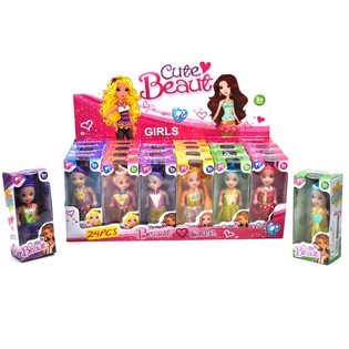 Mini poup&eacute;es en pr&eacute;sentoir (24 pcs)
