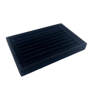 PR&Eacute;SENTOIR BAGUES VELOURS 22,5x14,5cm (1pc)