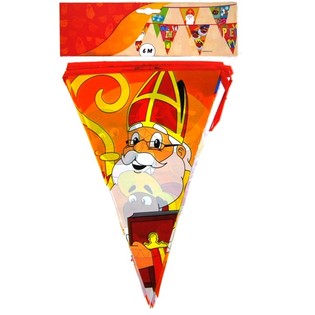 GUIRLANDE DE FANIONS SAINT NICOLAS 6 M&Egrave;TRES (5 pcs)