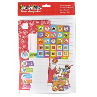Kit de Liste de Souhaits Saint-Nicolas de 14 Pi&egrave;ces (Lot de 12)