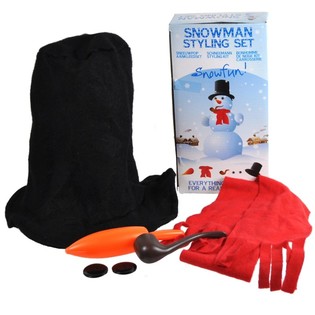 Kit de D&eacute;guisement Bonhomme de Neige 6 Pi&egrave;ces (Lot de 3)