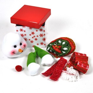 CR&Eacute;EZ VOTRE PROPRE BO&Icirc;TE DE NO&Euml;L - MOD&Egrave;LE: BONHOMME DE NEIGE