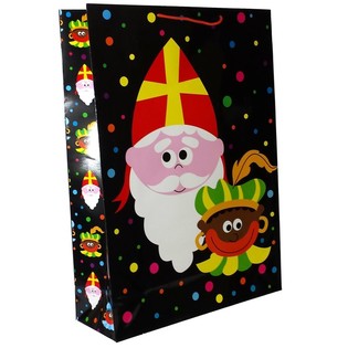 GRAND SAC CADEAU G&Eacute;ANT XXL SAINT NICOLAS (6 pcs)