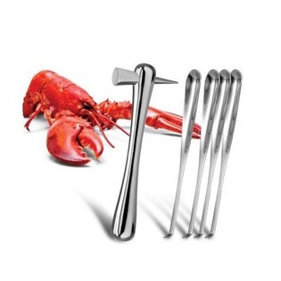 NUANCE - MARTEAU GOURMET AVEC FOURCHETTES &Agrave; CRUSTAC&Eacute;S (1 set)