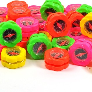 Yo-yo avec boussole pour p&ecirc;che &agrave; la ligne (Lot de 50)