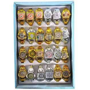 Montres-jouets 3D en pr&eacute;sentoir (24 pcs)