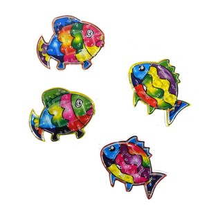 Jeu de patience - Mod&egrave;le : Poisson (100 pi&egrave;ces)