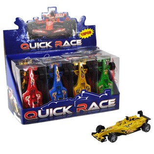 VOITURES DE COURSE FORMULE 1 EN PR&Eacute;SENTOIR (12 pcs)