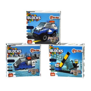 Briques de Construction Bricks - S&eacute;rie Police (11 pi&egrave;ces)