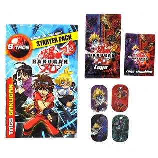 Pack de d&eacute;marrage BAKUGAN - 8 Tags (100 pcs)