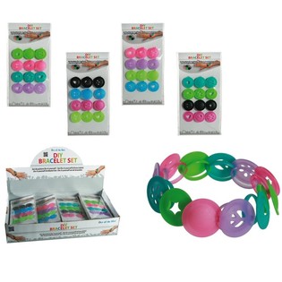 ***PRIX IMBATTABLE*** CR&Eacute;EZ VOS PROPRES BRACELETS COLOR&Eacute;S (24 pcs)