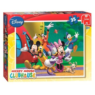Puzzle Jumbo Disney Mickey Mouse Clubhouse Photo de Groupe 35 Pi&egrave;ces (5 pcs)