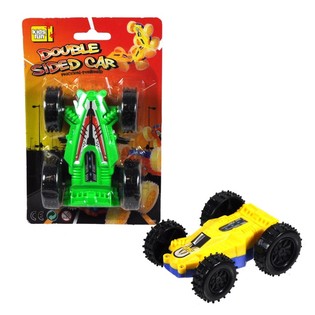 Voiture &agrave; Friction Double Face sur Carte (Lot de 6)