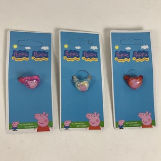 Bagues pour enfants Peppa Pig (24 pi&egrave;ces)
