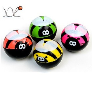 Balles Rebondissantes Imprim&eacute; Abeille - &Oslash; 3 cm (48 pcs)