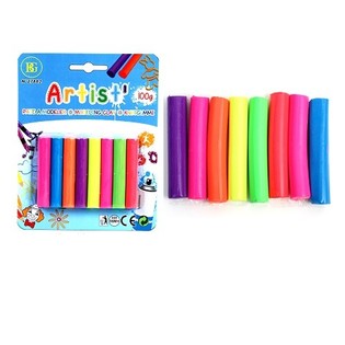 P&acirc;te &agrave; modeler 100g sur carte (24 pcs)