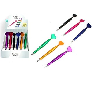 STYLOS C&OElig;UR EN PR	SENTOIR (48 pcs)