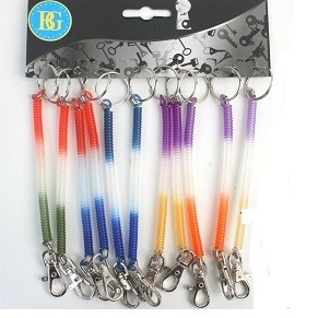 PORTE-CL&Eacute;S AVEC CORDON R&Eacute;TRACTABLE (12 pcs)