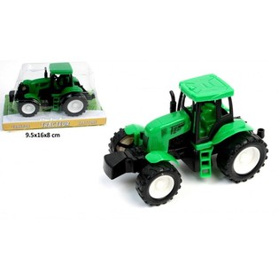 Tracteur &agrave; Friction sur Carte Blister, 14 cm (12 pcs)