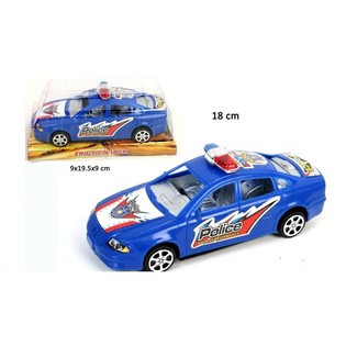 VOITURE DE POLICE &Agrave; FRICTION SUR BLISTER, 18 CM (12 pcs)