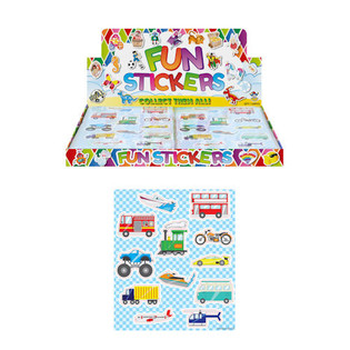 STICKERS RIGOLOS &ndash; MOD&Egrave;LE : V&Eacute;HICULES (120 pcs)