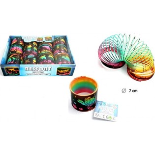 Grands Slinkies Animaux Marins &Oslash;7cm en Pr&eacute;sentoir (12 pcs)