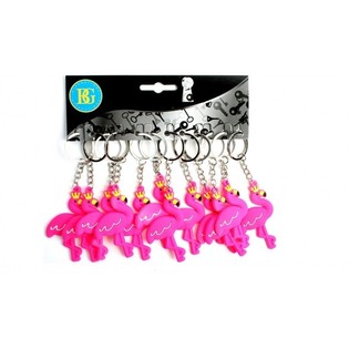 PORTE-CL&Eacute;S FLAMANT ROSE (12 pcs)