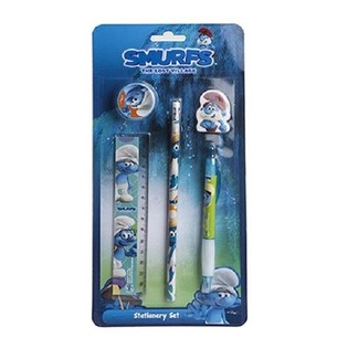 Set de Papeterie Schtroumpfs 5 pi&egrave;ces (12 pcs.)