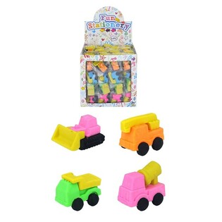 GOMMES MOD&Egrave;LE : V&Eacute;HICULES DE CHANTIER EN DISPLAY (112 pcs.)