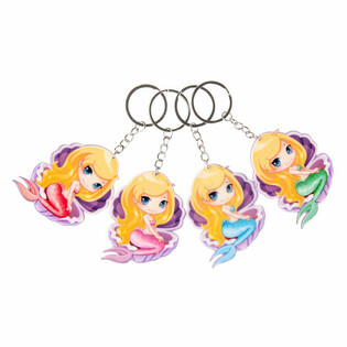 Porte-cl&eacute;s Sir&egrave;ne (Lot de 12)
