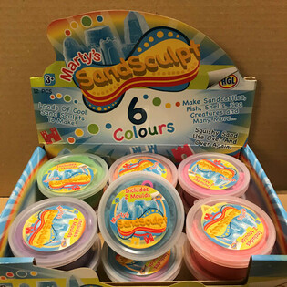 SABLE MAGIQUE EN PR&Eacute;SENTOIR (12 pcs.)