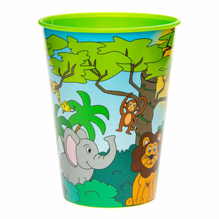 Gobelet de table / Coupe glac&eacute;e Animaux de la Jungle - 260 ml (12 pcs)