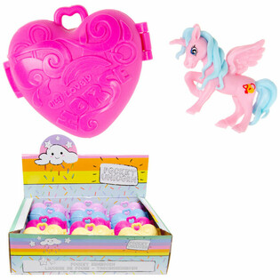 LICORNE DE POCHE - LICORNE DANS BO&Icirc;TE C&OElig;UR (12 pcs)