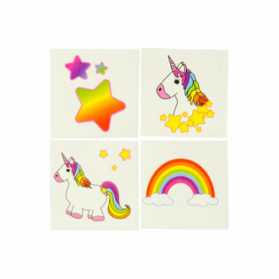 Tatouages Temporaires Licorne / D&eacute;calcomanies (288 pcs)