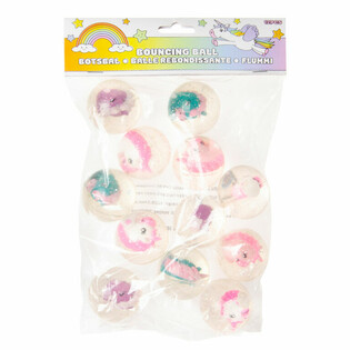 BALLE REBONDISSANTE LICORNE &Oslash; 4.5 Cm. (12 pcs)