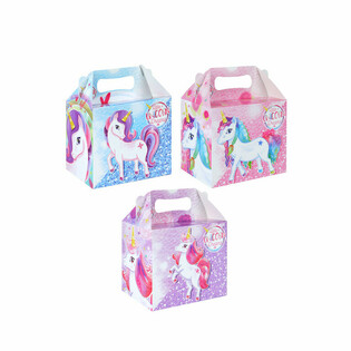 BO&Icirc;TE MENU &ndash; LICORNE / UNICORN &ndash; 14 x 9,5 x 18 cm (12 pcs)