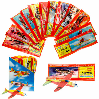 Avions en Polystyr&egrave;ne sous Pr&eacute;sentoir (48 pcs) | Grossiste