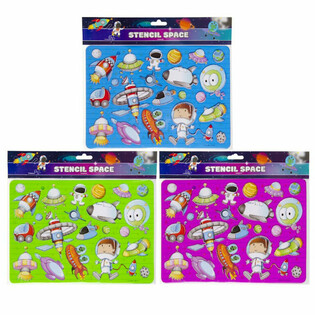 Kit de Pochoirs Espace / Space (24 pi&egrave;ces)